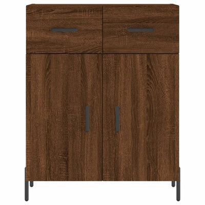 Senkki ruskea tammi 69,5x34x90 cm tekninen puu