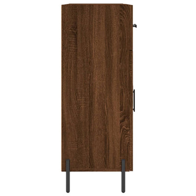 Senkki ruskea tammi 69,5x34x90 cm tekninen puu