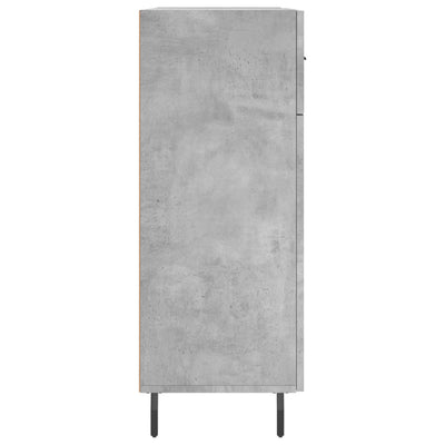Senkki betoninharmaa 69,5x34x90 cm tekninen puu
