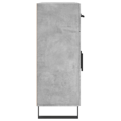 Senkki betoninharmaa 69,5x34x90 cm tekninen puu