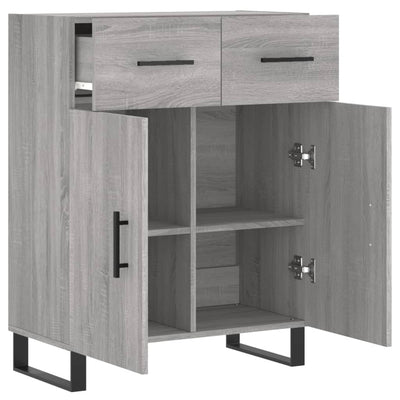 Senkki harmaa Sonoma 69,5x34x90 cm tekninen puu