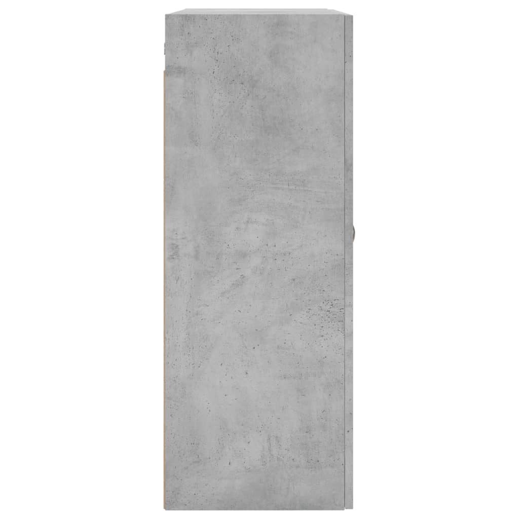 Betoninharmaa seinäkiinnitettävä kaappi Coresie 69,5x34x90cm
