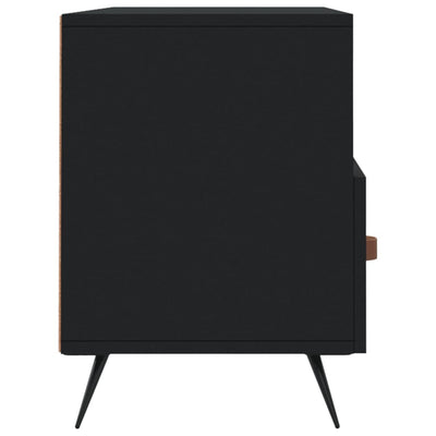 TV-taso musta 102x36x50 cm tekninen puu