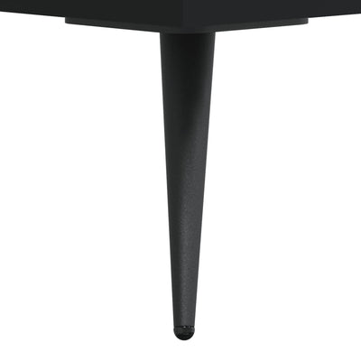 TV-taso musta 102x36x50 cm tekninen puu