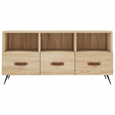TV-taso Sonoma-tammi 102x36x50 cm tekninen puu