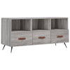 TV-taso harmaa Sonoma 102x36x50 cm tekninen puu