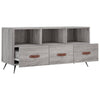 TV-taso harmaa Sonoma 102x36x50 cm tekninen puu