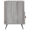 TV-taso harmaa Sonoma 102x36x50 cm tekninen puu