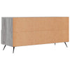 TV-taso harmaa Sonoma 102x36x50 cm tekninen puu