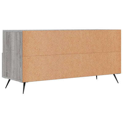 TV-taso harmaa Sonoma 102x36x50 cm tekninen puu