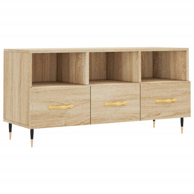 TV-taso Sonoma-tammi 102x36x50 cm tekninen puu