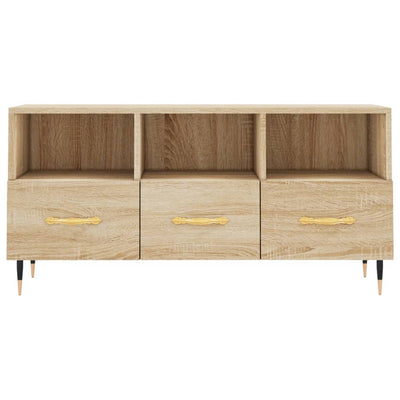 TV-taso Sonoma-tammi 102x36x50 cm tekninen puu