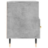 TV-taso betoninharmaa 102x36x50 cm tekninen puu