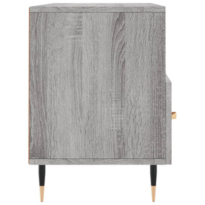 TV-taso harmaa Sonoma 102x36x50 cm tekninen puu