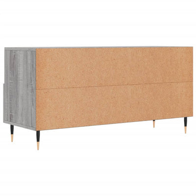 TV-taso harmaa Sonoma 102x36x50 cm tekninen puu