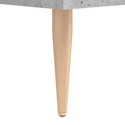 TV-taso betoninharmaa 102x36x50 cm tekninen puu