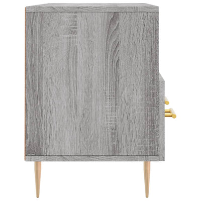 TV-taso harmaa Sonoma 102x36x50 cm tekninen puu