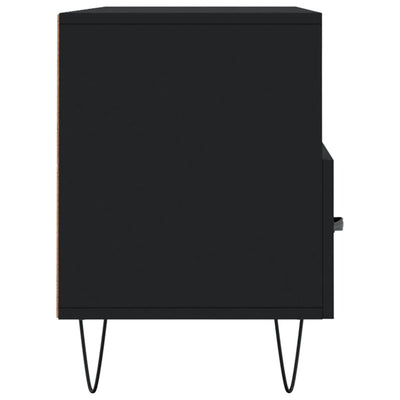 TV-taso musta 102x36x50 cm tekninen puu