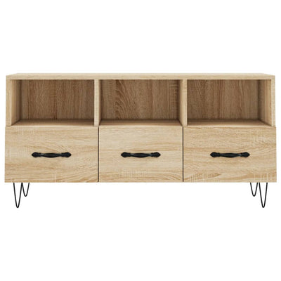 TV-taso Sonoma-tammi 102x36x50 cm tekninen puu