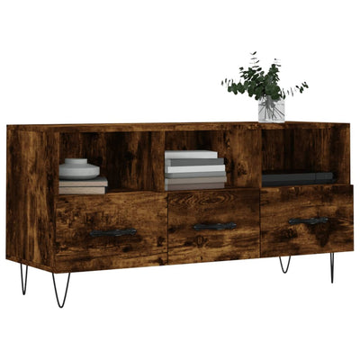 TV-taso savutammi 102x36x50 cm tekninen puu