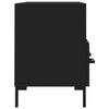 TV-taso musta 102x36x50 cm tekninen puu