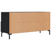 TV-taso musta 102x36x50 cm tekninen puu