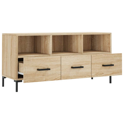TV-taso Sonoma-tammi 102x36x50 cm tekninen puu