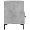 TV-taso betoninharmaa 102x36x50 cm tekninen puu