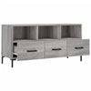 TV-taso harmaa Sonoma 102x36x50 cm tekninen puu