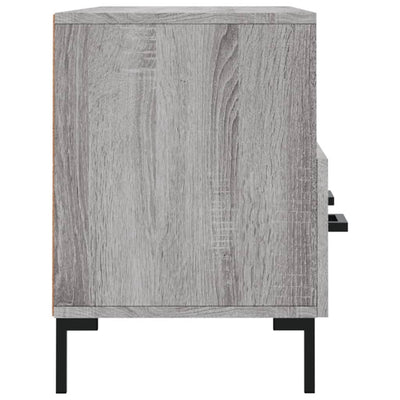 TV-taso harmaa Sonoma 102x36x50 cm tekninen puu
