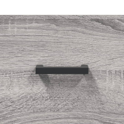 TV-taso harmaa Sonoma 102x36x50 cm tekninen puu