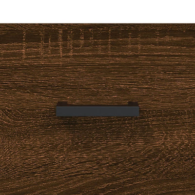 TV-taso ruskea tammi 102x36x50 cm tekninen puu