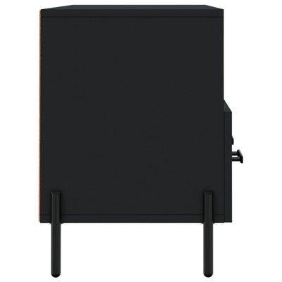 TV-taso musta 102x36x50 cm tekninen puu