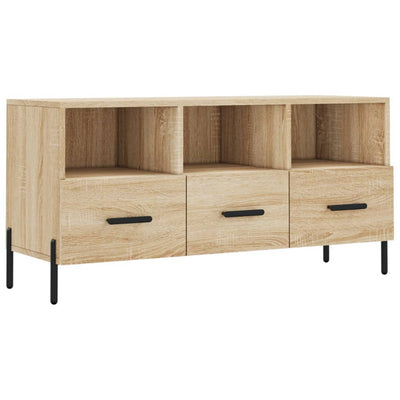 TV-taso Sonoma-tammi 102x36x50 cm tekninen puu