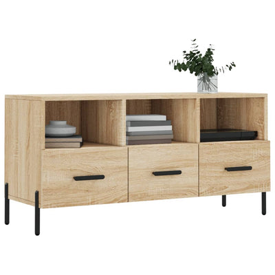 TV-taso Sonoma-tammi 102x36x50 cm tekninen puu