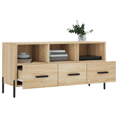 TV-taso Sonoma-tammi 102x36x50 cm tekninen puu