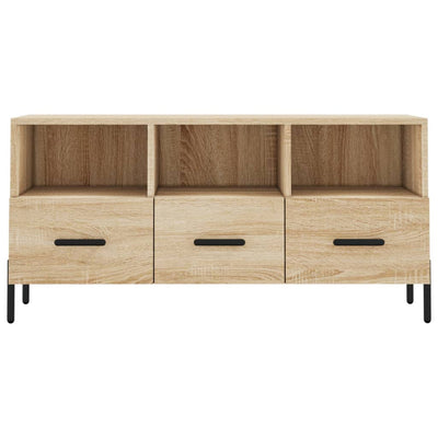 TV-taso Sonoma-tammi 102x36x50 cm tekninen puu