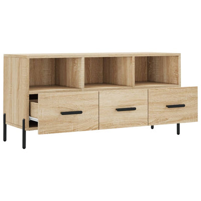 TV-taso Sonoma-tammi 102x36x50 cm tekninen puu