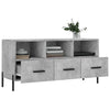 TV-taso betoninharmaa 102x36x50 cm tekninen puu