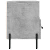 TV-taso betoninharmaa 102x36x50 cm tekninen puu