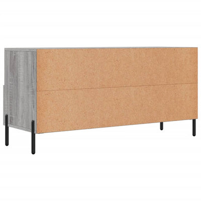 TV-taso harmaa Sonoma 102x36x50 cm tekninen puu