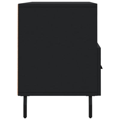 TV-taso musta 102x36x50 cm tekninen puu