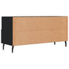TV-taso musta 102x36x50 cm tekninen puu