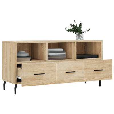 TV-taso Sonoma-tammi 102x36x50 cm tekninen puu