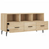 TV-taso Sonoma-tammi 102x36x50 cm tekninen puu