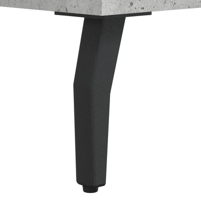 TV-taso betoninharmaa 102x36x50 cm tekninen puu