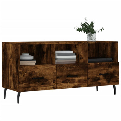TV-taso savutammi 102x36x50 cm tekninen puu
