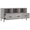 TV-taso harmaa Sonoma 102x36x50 cm tekninen puu