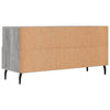 TV-taso harmaa Sonoma 102x36x50 cm tekninen puu