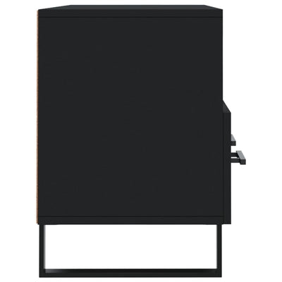 TV-taso musta 102x36x50 cm tekninen puu